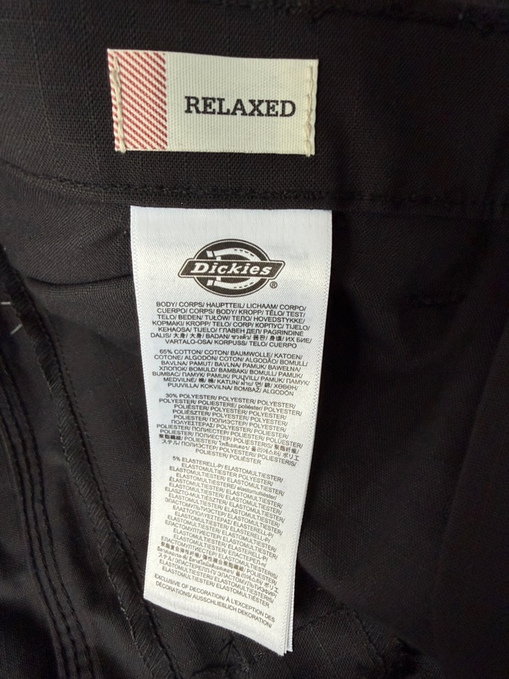 Dickies DuraTech Ranger Pant Relaxed Straight Fit Black Utility Work Flex 42x30 - Picture 9 of 11